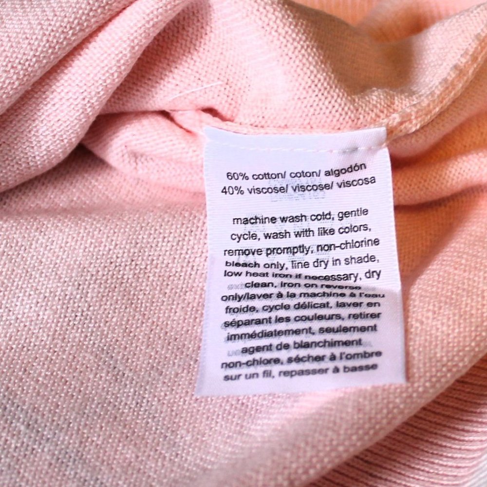Tommy Hilfiger Pink Turtleneck, Heart Logo, Valentine Sweater, Small - Picture 7 of 10